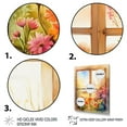 thumbnail image 3 of Designart "Window Of Floral Blooms V" Floral Window Wall Art For Kitchen, 3 of 5