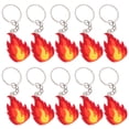 thumbnail image 5 of 10 piezas de dijes de llama de fuego, recuerdos de fiesta de bomberos, llaveros, decoración de apoyo para bomberos, llaveros de bomberos, decoraciones para fiesta de bomberos, recuerdo de fiesta de, 5 of 5