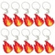 thumbnail image 5 of 10 piezas de dijes de llama de fuego, recuerdos de fiesta de bomberos, llaveros, decoración de apoyo para bomberos, llaveros de bomberos, decoraciones para fiesta de bomberos, recuerdo de fiesta de, 5 of 5