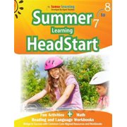 Pre-Owned Summer Learning HeadStart, Grade 7 to 8: Fun Activities Plus Math, Reading, and Language Workbooks: Bridge to Success with Common Core Aligned Resourc (Paperback) 1940484731 9781940484730