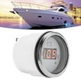 thumbnail image 3 of Marine Voltage Gauge, LED Digital Display Marine Battery Voltage Meter with Smart Alarm, Waterproof Voltmeter Battery Tester for Motorcycle Boat Car  Motorcycle, 3 of 7