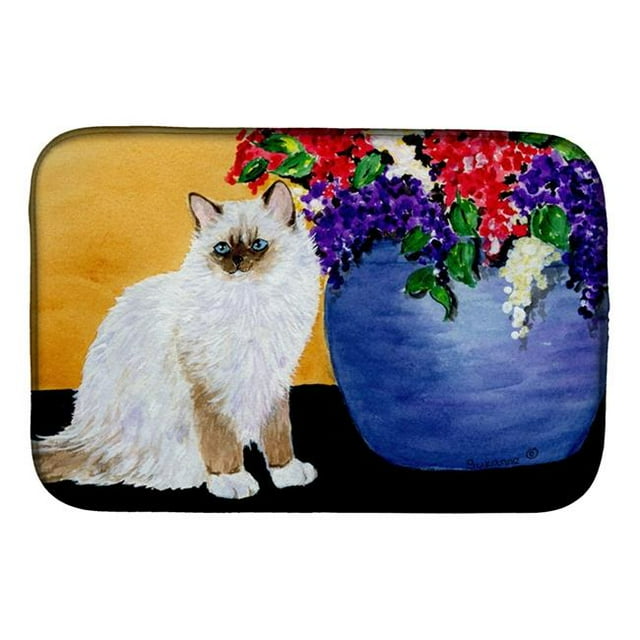 Carolines Treasures SS8604DDM Cat - Ragdoll Dish Drying Mat