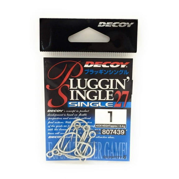 Decoy Pluggin' Single 27 Saltwater Fishing Hook