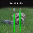 thumbnail image 4 of Juego De Herramientas Para Eliminar Garrapatas Humanizado Antideslizante Práctico Tenedor Antiparasitario De Acero Inoxidable Y Pinzas De Punta Doblada Kit De Eliminación De Garrapatas,2Pcs/Set Serendint PT001486-01, 4 of 7