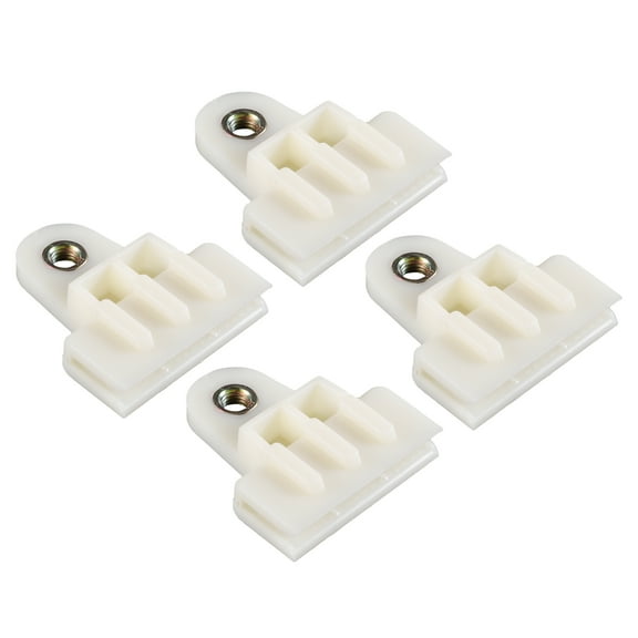 4 Pcs Car Window Door Glass Channel Retainer Clip 1.97"x1.77"x0.51" Glass Regulator Holder Sash Clip