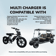 thumbnail image 5 of Strvo 42V2A multi Charger With 6 in 1 Plugs Output heads DC Fast Charger for 36V lithium ion battery, 5 of 8
