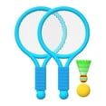 thumbnail image 3 of Colaxi Children Badminton Tennis Set Badminton Racket Portable Gift with Ball and Shuttlecock Tennis Racquets Tennis Racket for Yard Blue, 3 of 8