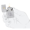thumbnail image 5 of Zippo Don't Tread on Me Satin Chrome Pocket Lighter, 5 of 6