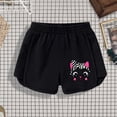 thumbnail image 2 of DHFJKG Child Girls Shorts Casual Shorts Comfortable Fashion Cute Printed Loose Fit Shorts Everyday Wear Girls Baggy Leisure Trousers 5-6 Years, 2 of 7