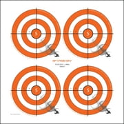 Perfect Strike ARCHERY Targets. ORANGE OPS No. 011. Four Spot Targets. 12" x 12". (12 Targets.)