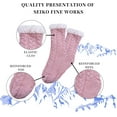 thumbnail image 6 of ZDWQFA Women's Winter Super Soft Warm Cozy Fuzzy Fleece-Lined with Grippers Slipper Socks, 6 of 6