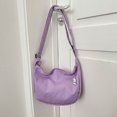 thumbnail image 1 of Bolso Harajuku Hobo Bag Casual Zipper Ladies Bag bandolera de tela suave para adolescente, 1 of 8