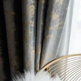 thumbnail image 3 of Curtains for Living Room Luxury blackout Bedroom Northern European Bronze Texture Velvet Thick Window Cloth Solid Color black, 3 of 5