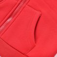 thumbnail image 5 of zuwimk Toddler Boys Fleece Fuzzy Warm Bear Ear Hoodies Jacket Zipper Side Pockets Winter Clothes Coat(5-6 Years,Red), 5 of 8