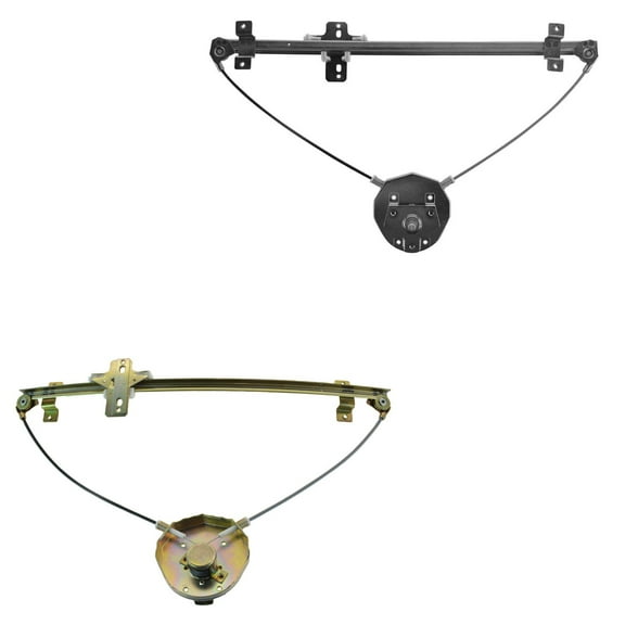 TRQ Manual Window Regulator Left Right Pair for Sidekick Tracker Sunrunner WRA51013 Fits select: 1989-1997 GEO TRACKER, 1998 CHEVROLET TRACKER