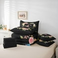thumbnail image 5 of Homewish Child Initial C Letter Twin Bedding Sets 7-Piece, Butterfly Animal Bedding Comforter Set, Rustic Cartoon Rose Floral Reversible Sheet Sets, Super Cozy Room Decor, 5 of 7