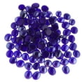 thumbnail image 1 of 100 Piezas Guijarros de Mármol de Relleno de Jarrón Arreglos Florales Decoración para Hogar Acuarios - Azul zafiro Colco cuentas de mármol de cristal, 1 of 7