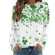 thumbnail image 4 of Xuyuer Women's Printed Long Sleeved Round Neck Pullover Top Hoodless Casual And Fashionable Sweatshirts, 4 of 5