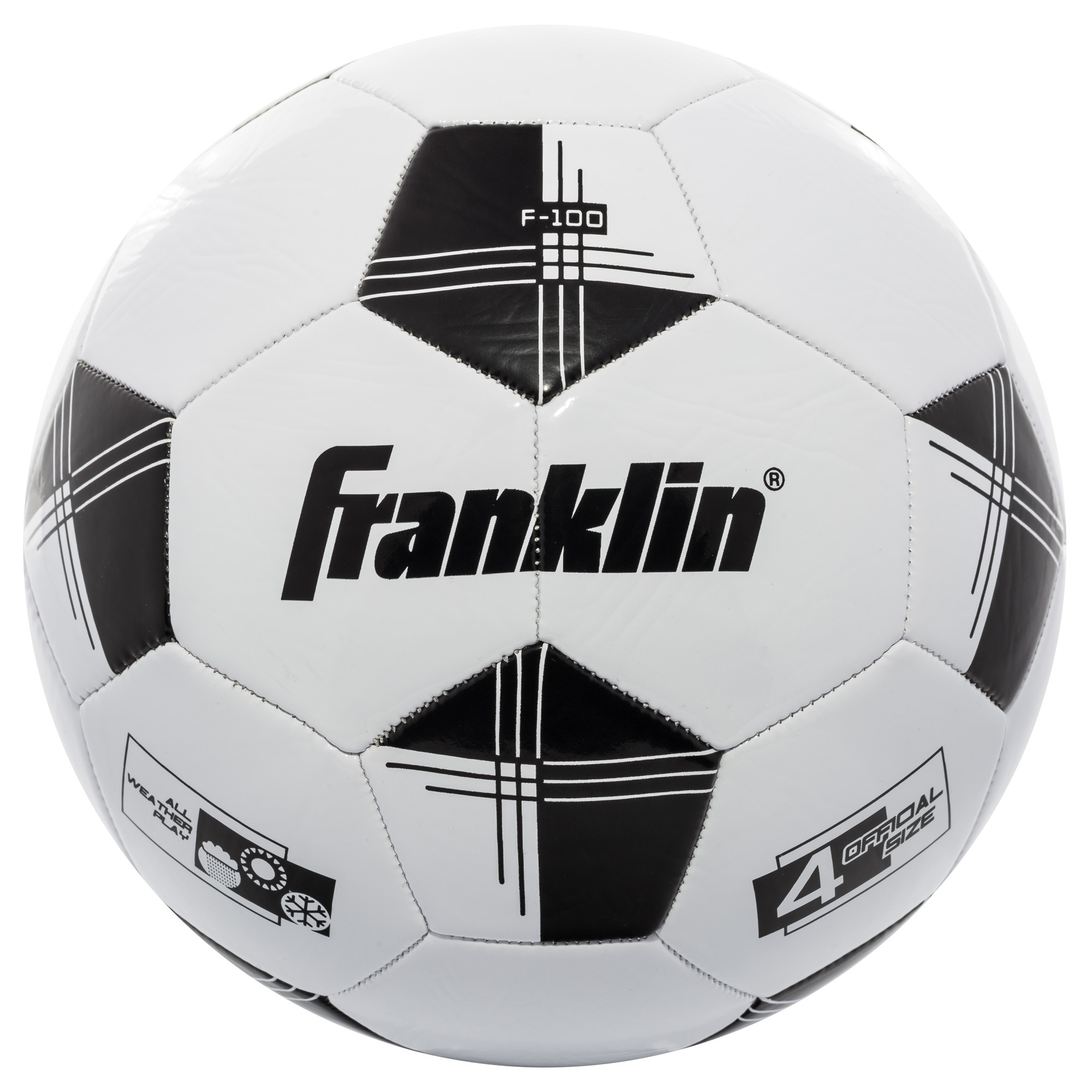 Franklin Sports Competition 100 Soccer Balls, Size 4 (12-Pack) photo 3