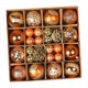 thumbnail image 2 of 36 bolas de Navidad, adornos navideños, bricolaje, recuerdos de fiesta, adornos de bolas colgantes para de Navidad para vacaciones de graduación naranja Macarena Bolas colgantes de árbol, 2 of 8