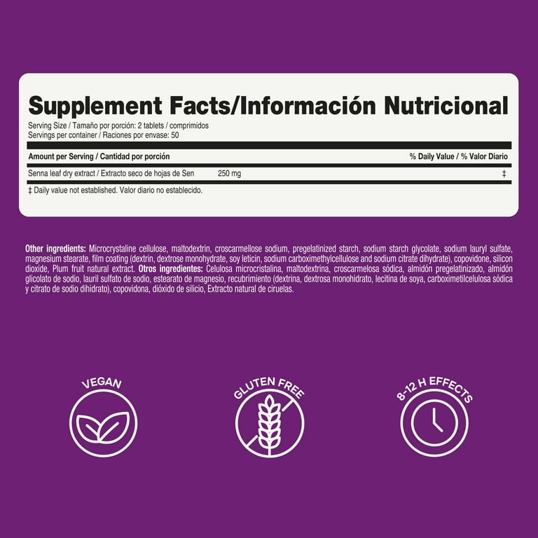 Prunelax Ciruelax Maximum Relief Laxative Tablets - 100 Ct