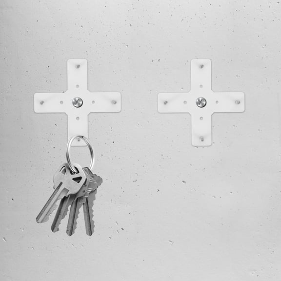 TEHAUX  10 Pcs Picture Nails No Drill for Wall Non Damaging Hook White