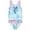 Minnie Blue Tie Dye, variant on Minnie Mouse Big Girls' 2-Piece Swimwear Bathing Suit Set Minnie Sky Blue