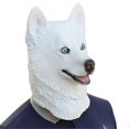 thumbnail image 1 of Halloween Mask, Husky Dog Latex Animal Head Mask Novelty Costume Rubber Masks, Halloween carnival party tricky funny cos mask dog pet dog latex mask (, 1 of 5