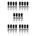 thumbnail image 3 of relayinert 4Pcs 17mm Roue Moyeu Adaptateur Conversion Extension Montage Sans Couture Noir 31mm 5Set, 3 of 6