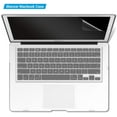 thumbnail image 3 of IBENZER Old Version (2010-2017 Release) MacBook Air 13 Inch Case (Models: A1466 / A1369), Plastic Hard Shell Case with Keyboard & Screen Cover for Apple Mac Air 13, Crystal Clear, W-A13-CYCL+2, 3 of 10