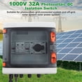 thumbnail image 3 of Caja combinadora solar 1000V 32A Caja de distribución solar Descargador de alto voltaje de fácil conexión para  de generación de energía fotovoltaica ANGGREK Otros, 3 of 8
