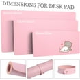 thumbnail image 6 of Cute Cats Pattern Desk Mat,Cartoon Animal Game Extended Mouse Pad,Pink Desk Mat,MakeupTable Mat,Desk Writing Mat for Office Work Home for Girl chid(31.5''''X15.7'''',Pink&Couple Cats), 6 of 6