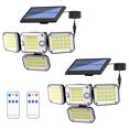 thumbnail image 1 of Luces solares al aire libre impermeables luces de pared para jardín hogar pared de villa, 1 of 5