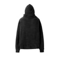 thumbnail image 4 of Fleece Hoodies for Men Cowl Neck Sweatshirts Hood with neck Casual Pullover Fall Winter,Black,2XL, 4 of 9