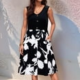 thumbnail image 1 of WILLBEST Vestidos Floreados Para Mujer Vestido Casual De Mujer Vestido Túnica De Verano Fluido Y Cómodo Con Bolsillos Para Uso Diario, 1 of 3