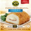 Barber Foods Stuffed Chicken Breasts, Cordon Bleu, 10 oz, 2 ct (Frozen)