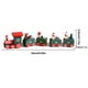 thumbnail image 5 of Ounissouiy Navidad tren de madera granja rústica niños artesanías decorativas hechas a mano Kits de decoración para fiestas tres, 5 of 6