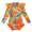 Orange, variant on GYRATEDREAM Girls One-Piece Swimsuits Bathing Suits Multicolor Kids Sport Summer Beach Swimwear for 2-12 Years