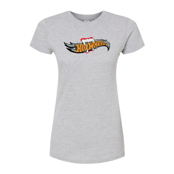 Hot Wheels - Halloween - Logo Bitten With Fangs - Juniors Fitted Graphic T-Shirt
