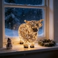 thumbnail image 5 of 2026 New 3D Highland Cow Night Light Indoor Decorations - Light up Highland with LED Lights, Resin Prelit Farm Animal Yard Display for Gift Valentines, Farmhouse, Porch, Garden, Lawn, Home, 5 of 9