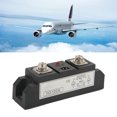 thumbnail image 4 of Relay, Non Contact Low Noise DC 3-32V Input Stable Running Fast Heat Dissipation Overheat Protection AC 24-480V Output Industrial Solid State Relay  For Ships, 4 of 8