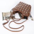 thumbnail image 4 of SPEKSEE Y2K Rivet Mini Bucket Handbag for Women, Retro Punk Silver Studded Top Handle Tote Bag, Detachable Strap Crossbody Shoulder Bag, Trendy Casual Streetwear Purse, 4 of 7