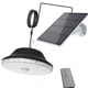 thumbnail image 2 of Luces cobertizo control remoto 2835 LED corativas con inducción Lámpara techo ABS Lámpara colgante solar para patio Gazebo Césped, 2 of 6