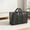 Black-2L-clearacne, variant on Dyegold Heavy Duty Moving Storage Bag Extra Large Non Woven Travel Tote with Zipper and Reinforced Handles for Quilts Clothing Blankets Packing Organization