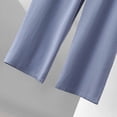thumbnail image 5 of StSilkitty Big and Tall Pajama Pants for Mens Solid Color Elastic Waist Wide Leg Sleepwear Trousers with Pockets, 5 of 7