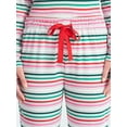 thumbnail image 3 of Jaclyn Women's and Women's Plus Holiday Graphic Sleep Tee and Jogger Pants Pajama Set, 2-Piece, Sizes XS-3X, 3 of 4