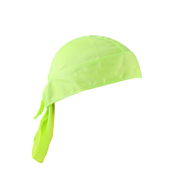 Eigraketly Sombreros Gorros de quimio Pañuelo para la cabeza Bandana Quick Sun Pasamontañas atado por detrás Hip Pop Head Wrap Casco Capucha interior Ciclismo verde Eigraketly OD020489-01B
