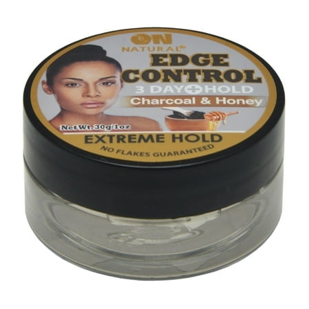 On Natural Edge Control Extreme Hold-Charcoal and Honey (1 oz)