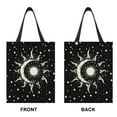 thumbnail image 2 of Yuyamidu Sun and Moon Car Trash Bag with Adjustable Buttons Car Rear Storage Bag Hanging Car Waste Bag Black Auto Garbage Bag Holder Accessory Fit Truck Sedan, 2 of 7