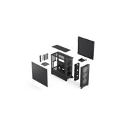 Fractal Design Pop 2 Air Black Solid - Performance Airflow PC Gaming Case - Mesh Front Panel - Three 120 mm Fans Included - Spacious Interior - ATX/mATX/ITX Motherboard Support
